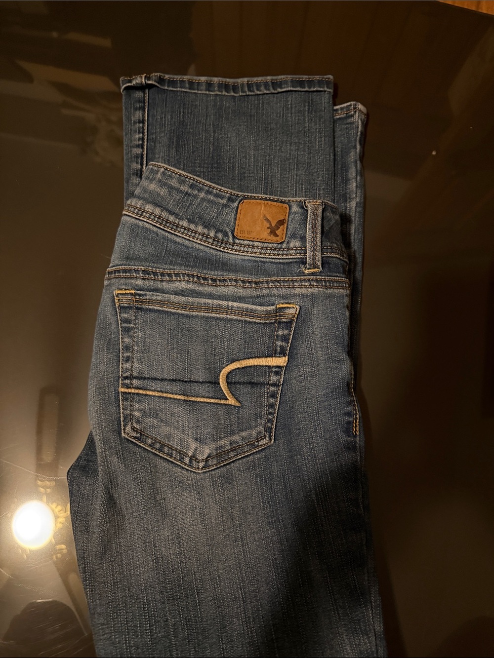 American Eagle Outfitters Women’s Boot Cut Jeans - Medium Blue